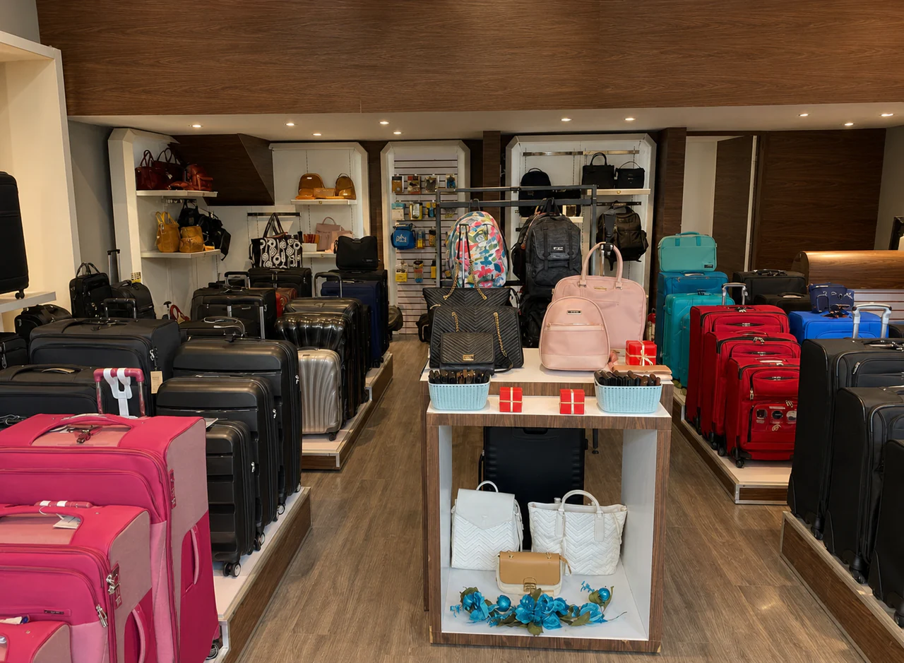 Mobiliario retail para exhibición departamental con módulos centrales